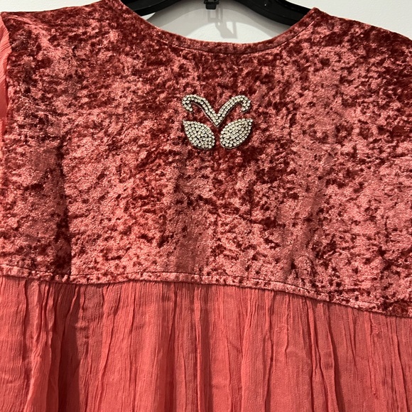 Indian Pakistani Embroidery Anarkali salwar Kameez suit with dupatta - Picture 5 of 5